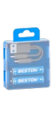 Beston USB Type-C Kablo ile Şarj Edilebilir Lityum 2'li İnce Pil 1.5V AAA / 2220 mWH 150mAH - 4