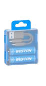 Beston USB Type-C Kablo ile Şarj Edilebilir Lityum 2'li Kalem Pil 1.5V AA / 2220 mWH 500mAH - 4