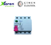 XKOREN 4X40A 30MA 6KA Kaçak Akım Rolesi XKR64P-30-40 - 1
