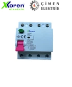XKOREN 4X40A 300MA 6KA Kaçak Akım RÖLESİ XKR64P-300-40 - 1