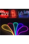 Ct-4555 Pembe Neon Led Hortum Led Esnek Led 5m 12 Volt - 2