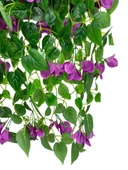 Nettenevime Yapay Çiçek Mor Begonvil li Mor Çit Balkon Saksısı 55*35cm 70cm Sarkar thumbnail 7