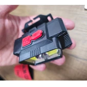 5 ledli lityum pilli typ-c şarj girişli kafa feneri - 3