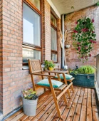 Nettenevime Yapay Çiçek Saksıda Fuşya Begonvil Çiçeği 9 Dallı 100cm Sarkan Çiçek thumbnail 7