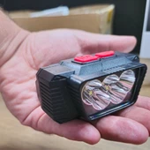 5 ledli lityum pilli typ-c şarj girişli kafa feneri - 2