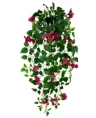 Nettenevime Yapay Çiçek Saksıda Fuşya Begonvil Çiçeği 9 Dallı 100cm Sarkan Çiçek thumbnail 1