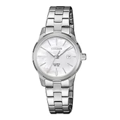Citizen Eu6070-51D Japon Quartz Mekanizma Aktif Suya Dayanıklı Çelik Kordon Metalik Renk Kadın Kol Saati - 1