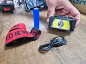 5 farklı moda sahip 18650 68000mah lityum pilli şarj edilebilir suya karşı dayanıklı kafa feneri - 1