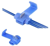 Hızlı Kablo Birleştirici (0,5mm²-1,5mm²) - Hızlı Klemens (10 Adet-Mavi) - 1