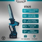 Titanium GTA35 Şarjlı Akülü Budama Testeresi Çantalı Dijital Gösterge thumbnail 1