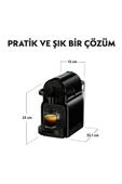 Nespresso D40 Inissia Kahve Makinesi,Siyah - 3