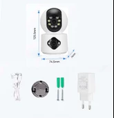 MPIA AOI Dual Lens 360° Görüş Hareketli Wireless Akıllı Kamerası Türkçe (carecampro) Uygulama - 5