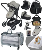 Baby Home 9 In 1 Full Takım Set 1010 Travel Sistem Bebek Arabası 560 Bebek Oyun Parkı Yatak Beşik - 1