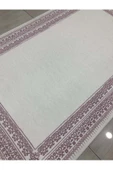 Verda T 1187 Beyaz 150x230 Pudra Pembe 4 M2 Halı ! - 3