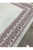 Verda T 1187 Beyaz 150x230 Pudra Pembe 4 M2 Halı ! - 4