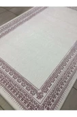 Verda T 1187 Beyaz 150x230 Pudra Pembe 4 M2 Halı ! - 5