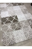 Halı Divina  Vizon Krem Kareli 150x233  4 M2 Halı ! - 4