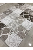 Halı Divina  Vizon Krem Kareli 150x233  4 M2 Halı ! - 3