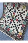 El Dokuması Dekoratif Kilim 80x93 Renkli %100 Yün Kilim thumbnail 7