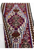 El Dokuma Iran Kilimi 65x115 Kırmızı %100 Yün Küçük Kilim ! - 5