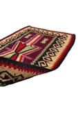 El Dokuma Dekoratif Kök Boya Kilim 78x117 Renkli %100 Yün Küçük Kilim thumbnail 7