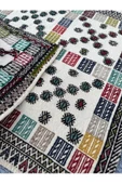El Dokuması Dekoratif Kilim 80x93 Renkli %100 Yün Kilim thumbnail 6