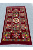 EL YAPIMI ÖZBEK SUZANİ İŞLEMELİ KUMAŞ 130X225 ÖZEL YAPIM İŞÇİLİKLİ KUMAŞ HALI thumbnail 1