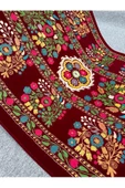 EL YAPIMI ÖZBEK SUZANİ İŞLEMELİ KUMAŞ 130X225 ÖZEL YAPIM İŞÇİLİKLİ KUMAŞ HALI thumbnail 7