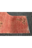 DEKORATİF ESKİTME HALI 100X190 TURUNCU %100 YÜN ISPARTA HALISI ! thumbnail 7