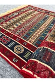 El Dokuma Iran Kilim 85x200 Sumak Kırmızı Rah Rah Kilim ! thumbnail 7