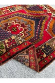 El Dokuma Sıfır Çamardı Halısı 79x135 Kök Boya %100 Yün Küçük Ölçü Halı - 4