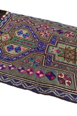 El Dokuması Sıfır Mut Kilimi 105x130 Renkli Kök Boya Yün Kilim thumbnail 3