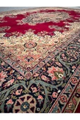 EL DOKUMA LADİK HALISI 208X306 KIRMIZI %100 YÜN 6,5 M2 SALON HALISI - 7
