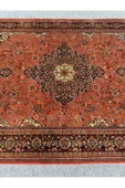 EL DOKUMA LADİK HALISI 207X315 KİREMİT 6,5 M2 YÜN SALON HALISI - 2