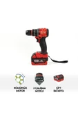 36 VOLT 5 AH KÖMÜRSÜZ DARBELİ MATKAP VİDALAMA ÇİFT AKÜLÜ - 2