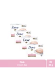 DOVE Beauty Cream Bar Katı Güzellik Sabunu Pink Nemlendirici Etkili 90 G X4 Adet - 1