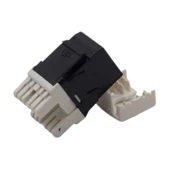 KEYSTONE JACK UTP CAT6 180 D SİYAH ( 10'LU PAKET ) - 4