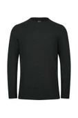 2AS Vernon Erkek Uzun Kol Viloft T-Shirt Siyah - 1