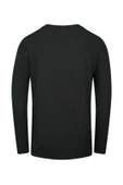 2AS Vernon Erkek Uzun Kol Viloft T-Shirt Siyah - 5