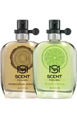 AVON   Scent Masculine Woody Edt 30 ml Erkek Parfüm+Fresh Citrus Edt 30 ml Erkek Parfüm Seti 8681298708827 - 1