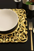 TR Turan Collection HERA 6'lı Supla Seti Gold Renk, Lüks Sert Plastik Supla Seti - 5