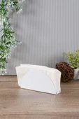 TR Turan Collection Daire Model Beyaz Metal Peçetelik - 5