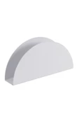 TR Turan Collection Daire Model Beyaz Metal Peçetelik - 6