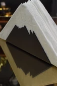 TR Turan Collection Everest Dağı Model Siyah Metal Peçetelik - 4