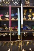TR Turan Collection 3'lü Şamdan Gold Kaplama Üçgen Model Metal Mumluk - 7