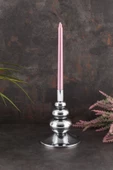 TR Turan Collection FLORA Şamdan Gümüş Kaplama Dekoratif Metal Mumluk OB - 1