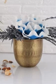 TR Turan Collection Gizem Metal Dövme Vazo Eskitme Metal Aranjman - Çiçeksiz - 3