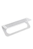 TR Turan Collection Metal Beyaz Modern Havluluk, Minimalist Banyo Rafı - 2
