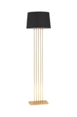 TR Turan Collection MIZRAK Gold Lambader Siyah Başlık, Modern 5'li Mızrak Metal Lambader - 1