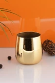TR Turan Collection ASLI Gold Aranjman, Metal Çiçek Vazosu - ÇİÇEKSİZ - 1